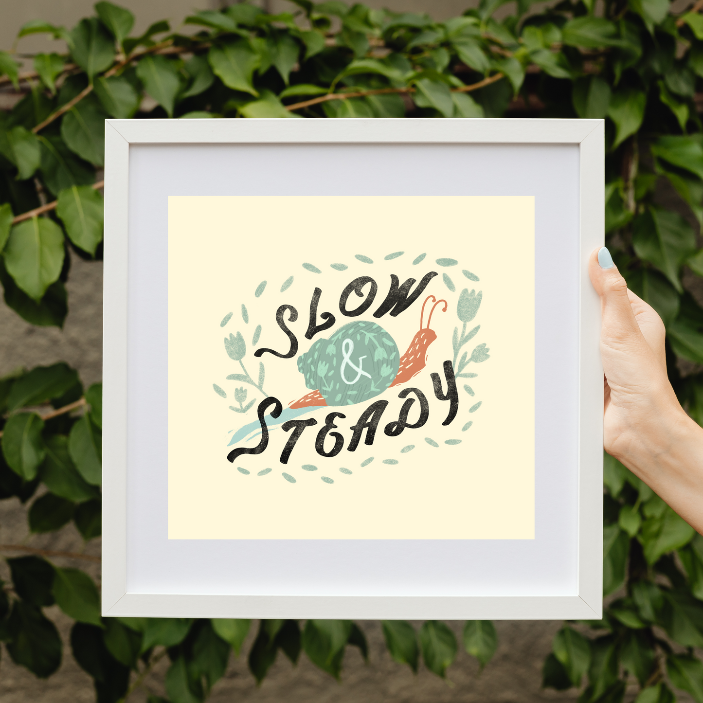 Slow & Steady Art Print