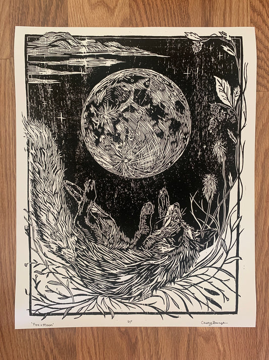 Fox and Moon (Reproduction)