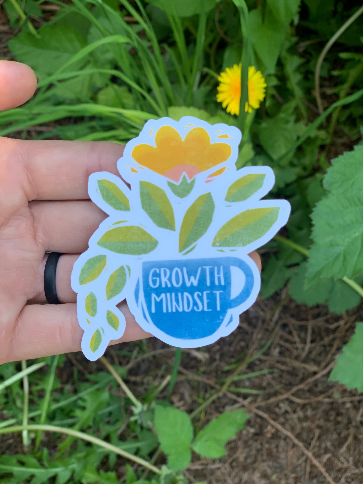 Growth Mindset Sticker