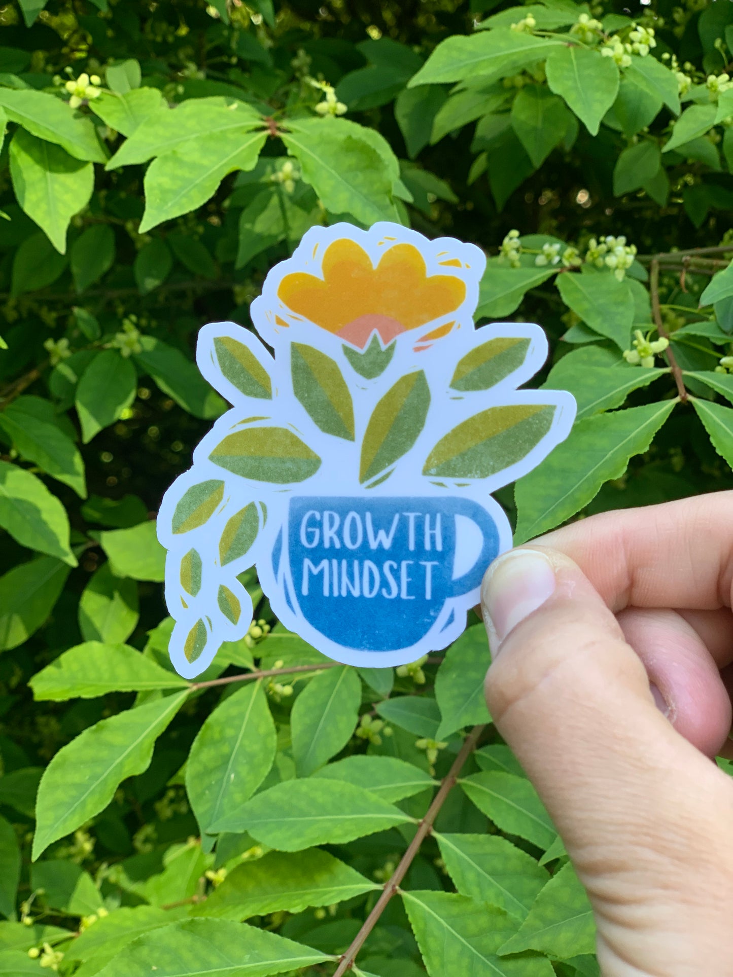 Growth Mindset Sticker